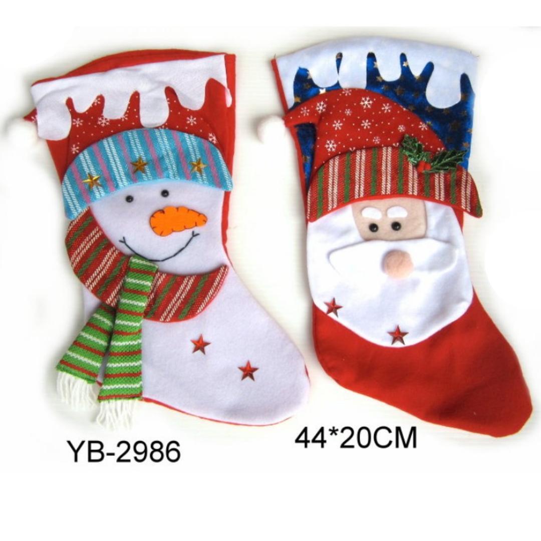YB-2986 聖誕襪-雪人/老公公